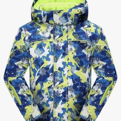 Boy's Waterproof Breathable Snowboard Ski Jacket
