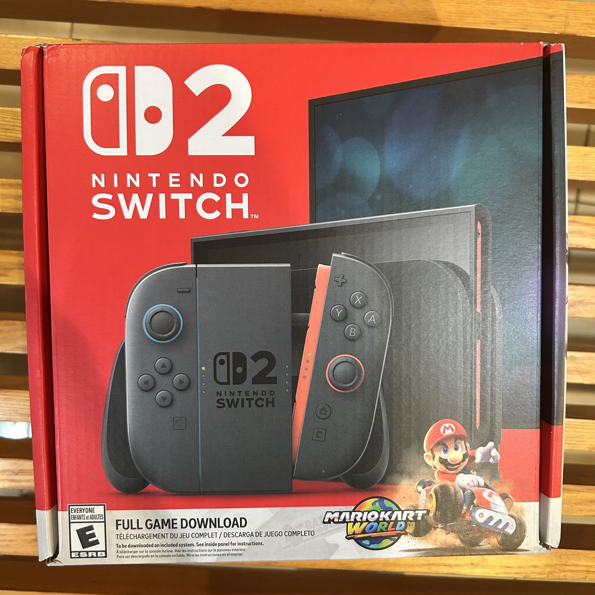 Nintendo Switch 2 Console + Mario Kart World Game Bundle