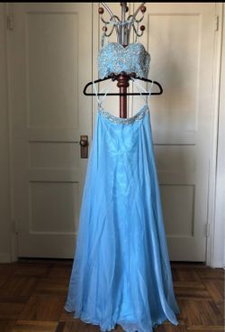 Blue Skirt 2 Piece