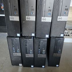 8 Dell Optiplex 7050 I5  8 GIG Memory 256 SSD WINDOWS 11 PRO. Good WORKING CONDITION   With Power Cord Only 