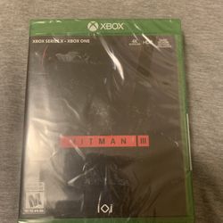 Hitman 3 Xbox one/ Xbox series x New Sealed