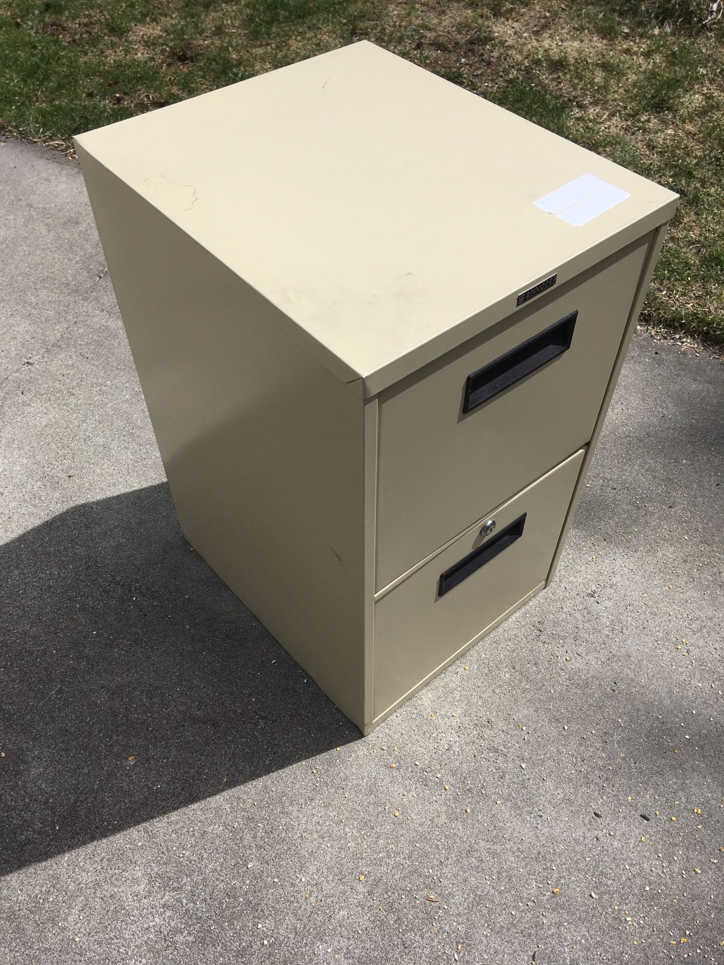 Two Drawer Locking Filing Cabinet