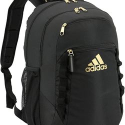 Adidas Excel 6 Backpack, Black/Gold Metallic
