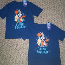New Boys Space Jam Tops Size M (10/12)