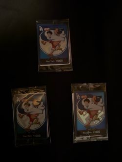 Dodgers One Piece cards