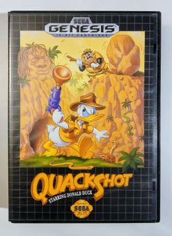 Quackshot SEGA Genesis Cartridge 