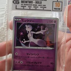 2022 Japanese Mewtwo Holo Pristine10
