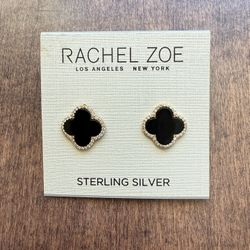 NEW Rachel Zoe Sterling Silver Earrings Studs 