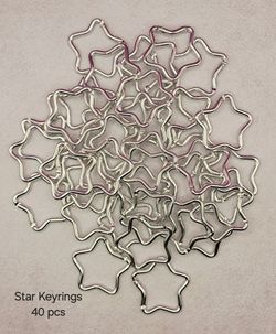 Big Star Silver Keyrings