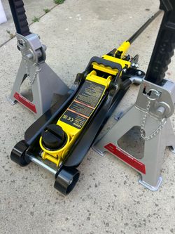 New Low Profile 2.5Ton Floor Jack & 3Ton Jack Stands