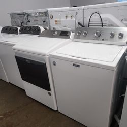 MAYTAG SET STEAM WASHER AND ELECTRIC DRYER 💯 
