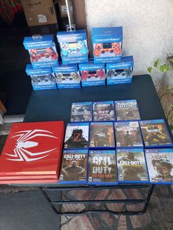 Box Included, cables. 1 S3aled control & 2020 PS4 Pro Playstation 4 Premium edition $420 firm. $20! Per Game 3 for $50! 7 for $100!. $35! Extra contro