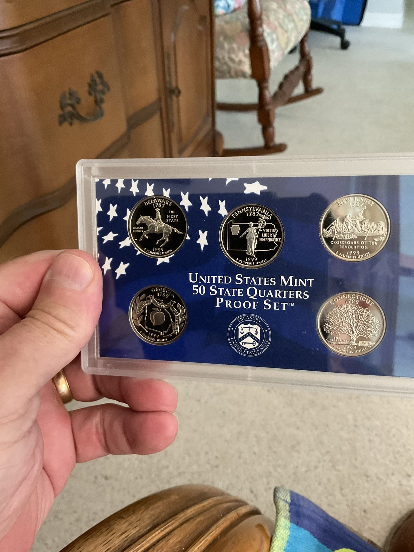 1999-08 years CLAD proof State Quarter Sets
