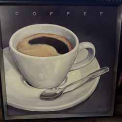 Coffee Framed Wall Art Decor