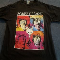 Vintage Robert Plant Tour Shirt. Men's Size Large 