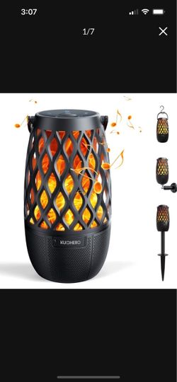 Outdoor Bluetooth Speaker, Gifts for Men Women, Hot Tub Accessories, LED Atmosphere Speaker Portable Waterproof Party Speaker, BT5.0, Electronic Gadge