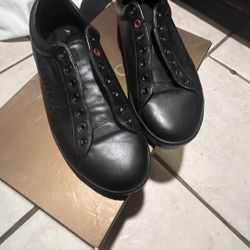 Gucci  Leather black Size 8 Fashion sneakers 