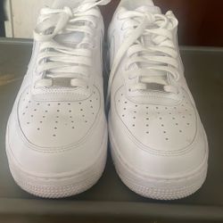 Nike Air Force 1 Used White Size 9.5 Male 