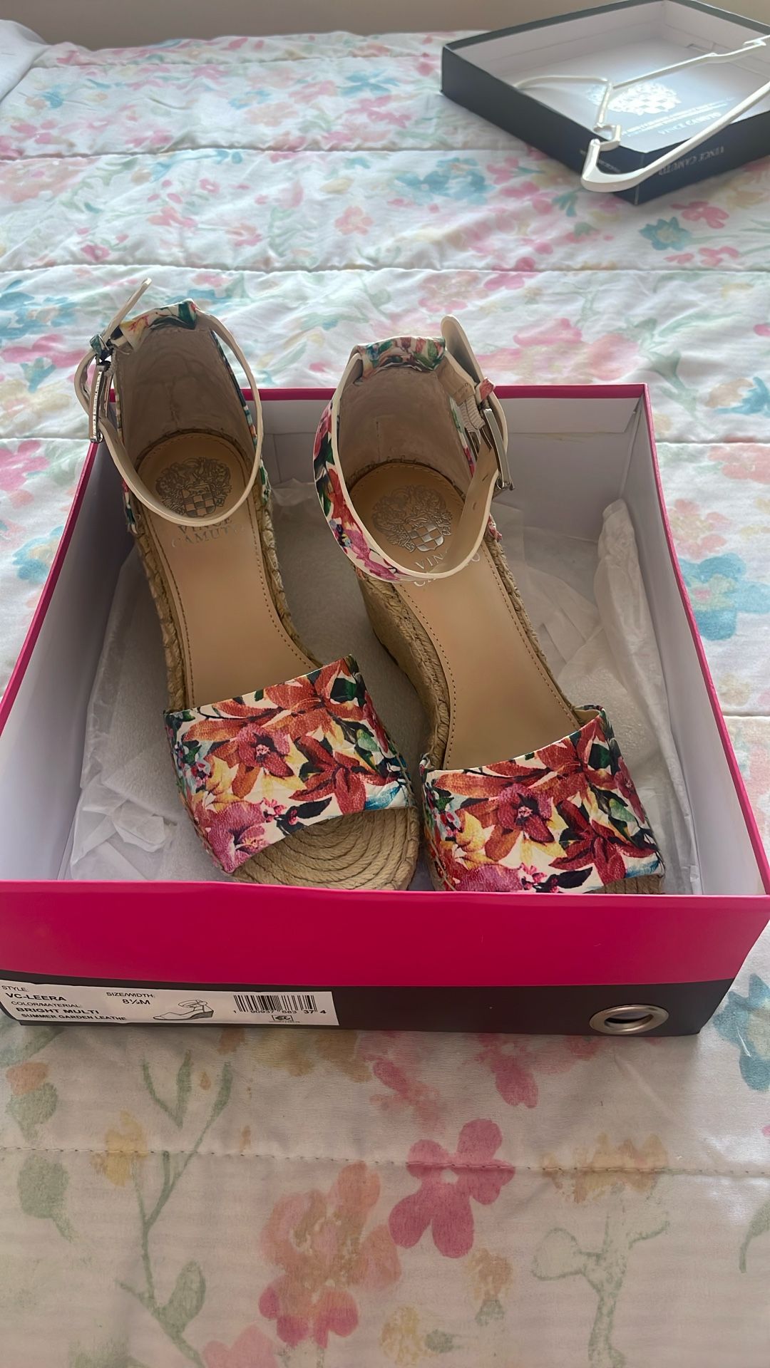 Floral Vince Camuto Wedges 