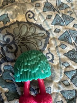 Small Plastic Mushroom Toy Figure
