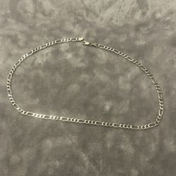 925 Sterling Silver Figaro Chain 