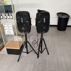 Pyle USA Speakers With Microphone  Retail 