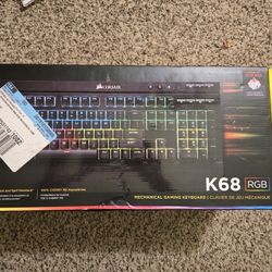 Corsair K68 RGB Keyboard, Used