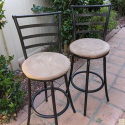 2 (Two) Bar-height Stools