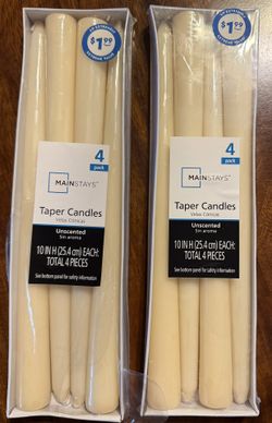 Mainstays Taper Candles