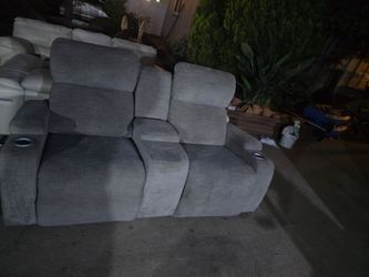 Free recliner, couch love seat with cup holders