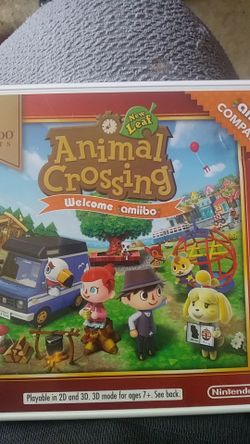 Animal crossing new leaf. 3ds welcome amiibo