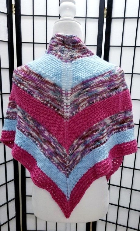 Multicolor Crochet Shawl