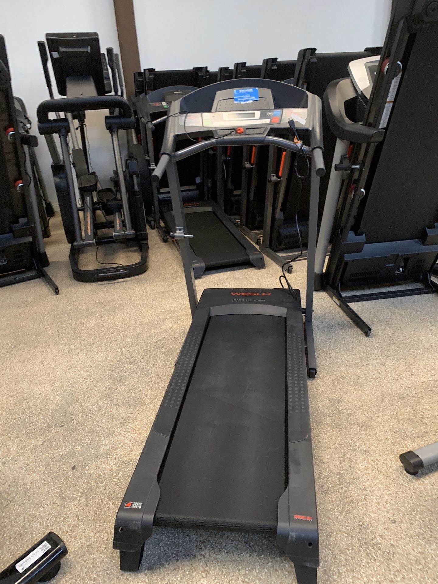 NEW (never owned) fold up treadmills with warranty!