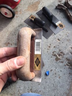 Concrete tack pointing. tools