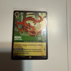 Disney Lorcana Attack of the Vine! Mushu Stealthy Dragon Trading Card