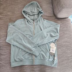 Vuori modern halo full zip, size m