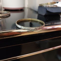 Vintage Sterling Silver Bangle Bracelet