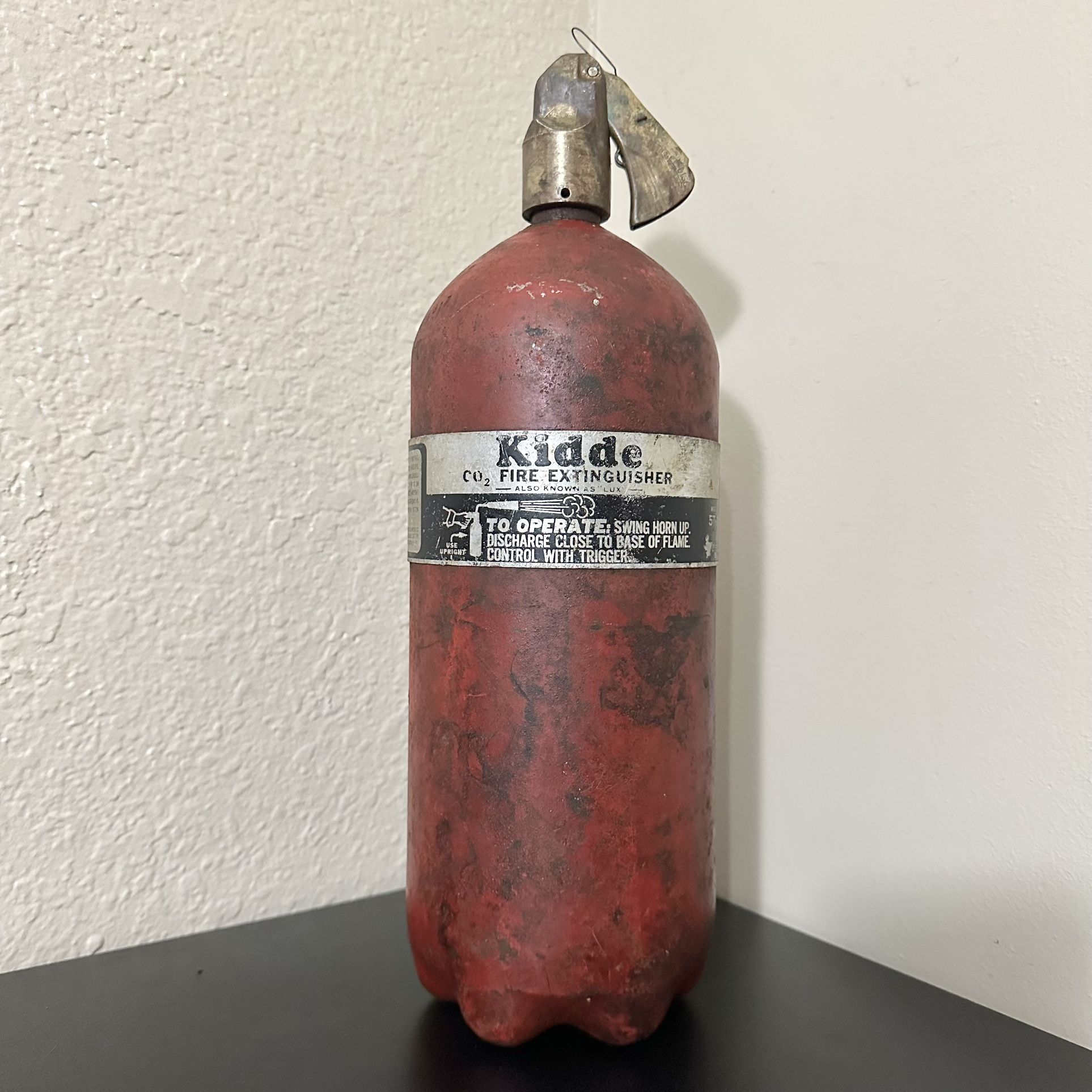Antique 1940S Fire Exchanger Soda Bottle Shape