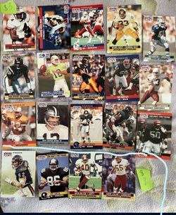 This Cards Of NFL there are $2and  One Card is $3 Good Condition.
