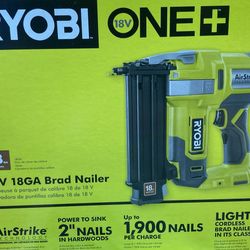 Ryobi one + BRAD nailer