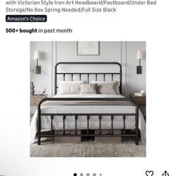 New Full Bed Frame