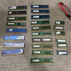 Lots Of Mixed Desktop & Laptop Ram