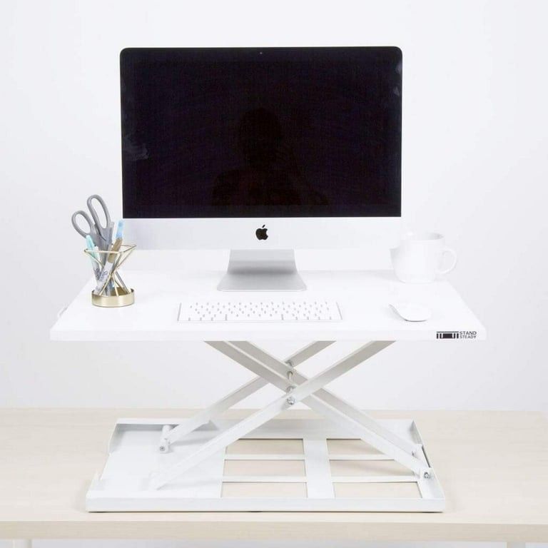 White Adjustable Height Standing Desk Converter – NEW in Box