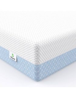 Crib Mattress, Dual Sided Comfort Memory Foam Toddler Bed Mattress, Triple-Layer Breathable Premium Baby Mattresses for Infant and Toddler w/Removable