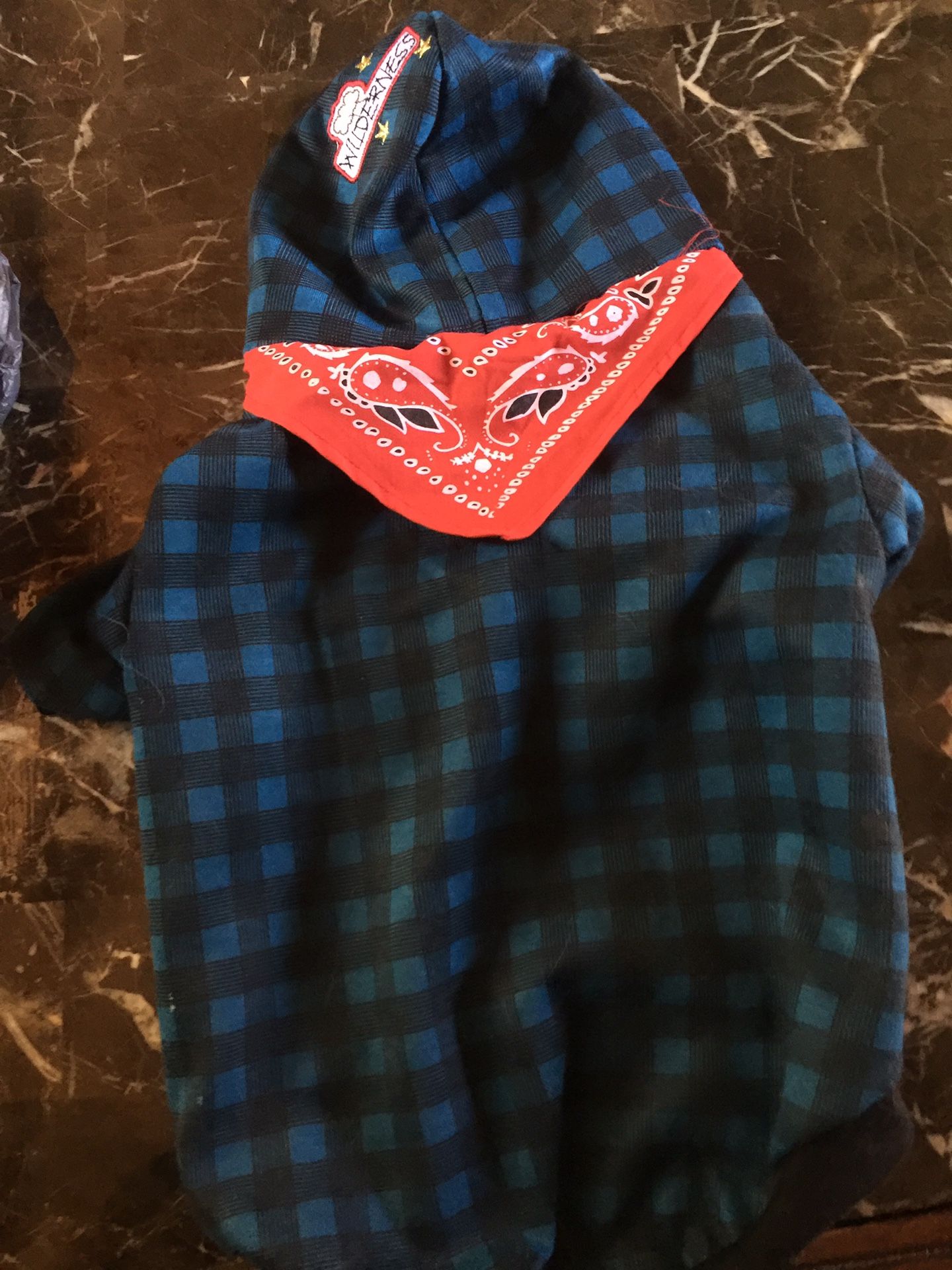 Bandanna dog shirt
