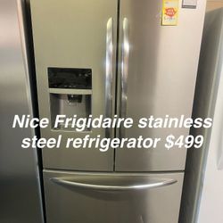 Nice Frigidaire Stainless Steel Refrigerator 