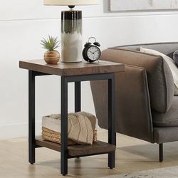 Real Wood Oak End Table  Delaney 