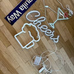 USB  Neon LED Signs For Bar 