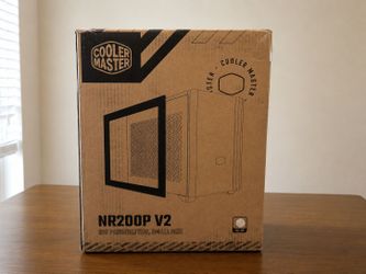 Cooler Master NR200P V2 White Mini-ITX PC Case Tempered Glass