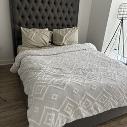 Upholstered Bed with Headboard